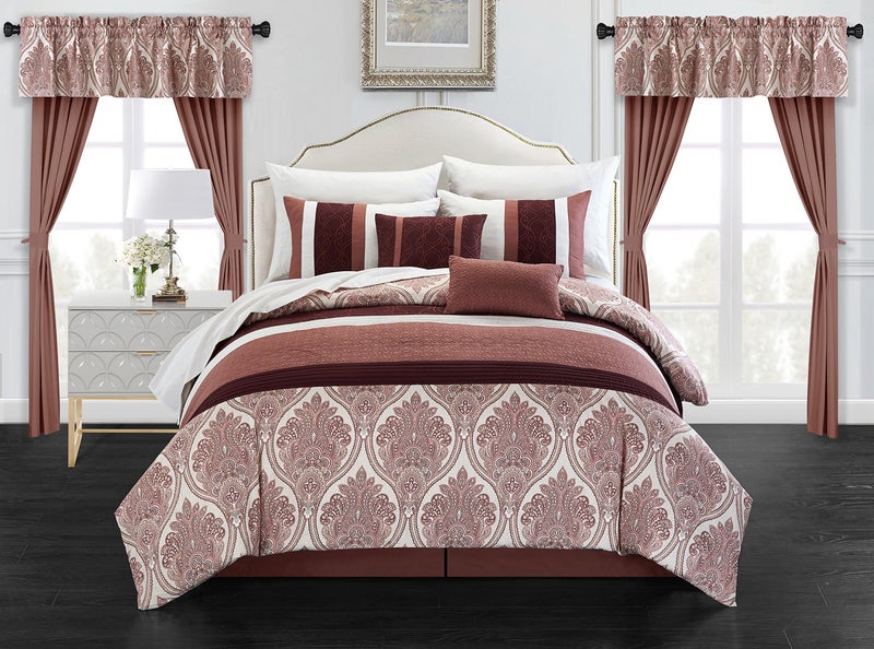 Chic Home مجموعة لحاف شيك هوم CS7986-AN فيفالدي، كوين - Image 1